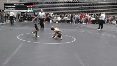 64 lbs Round 1 (8 Team) - Elijah Roden, Grundy WC Black vs Blake Reams, Virginia Slaughterhouse