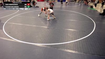 14U - 110 lbs Cons. Round 3 - Parker Madison, Summit Wrestling Academy vs Jakob Miller, Minnesota