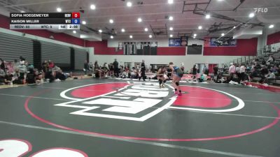 135 lbs Placement - Sofia Hoegemeyer, Red Venom vs Kaison Miller, WTC