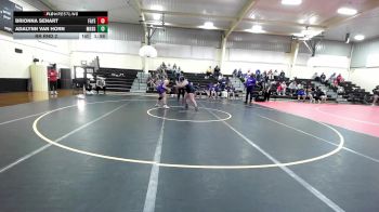 190 lbs Rr Rnd 2 - Brionna Senart, Fayetteville Girls HS vs Adalynn Van Horn, Miami HS Girls