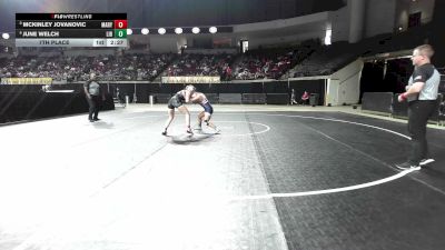 131 lbs 7th Place - Mckinley Jovanovic, Maryland vs June Welch, Liberty