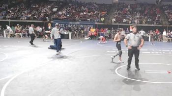 D 2 113 lbs Champ. Round 1 - Jase Seguin, Sam Houston vs Owen Hymel, E.D. White