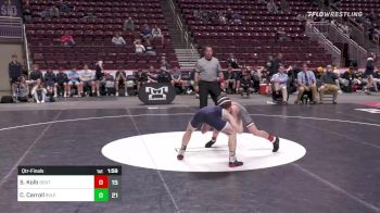 106 lbs Qtr-finals - Seth Kolb, Benton vs Chris Carroll, Brookville