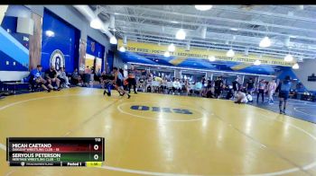 113 lbs Semis & Wb (16 Team) - Seryous Peterson, Heritage Wrestling Club vs Micah Caetano, Oakleaf Wrestling Club