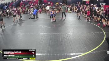 49 lbs Round 1 - Cullen MacArthur, Cane Bay Cobras vs Elias Kimrey, White Knoll Youth Wrestling