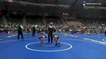 61 lbs Quarterfinal - Kai Mcdonald, Hard Drive WC vs Cruz Evans, Cowa
