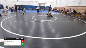 65 lbs Cons. Semi - Ezequiel Gutierrez, Red Wave Wrestling vs Ayden Cruz, Vasky Bros