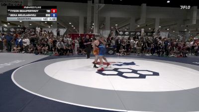 82 lbs Quarters - Tyson Beauperthuy, Tiger Wrestling Club vs Beka Melelashvili, NYAC
