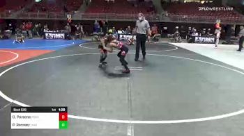 65 lbs Semifinal - Derek Parsons, Pomona Elite vs Parker Ramsey, Chaparral WC