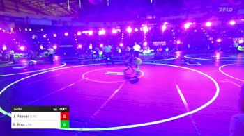 54 lbs Round Of 16 - Jace Palmer, Glendive Mat Devils vs Bearett Rust, Athlos Wrestling