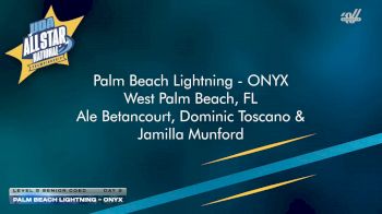 Palm Beach Lightning - ONYX [2026 L5 Senior Coed Day 2] 2026 UCA & UDA All Star Nationals