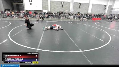 138 lbs Cons. Round 1 - Dylan Lawrence, AWA vs Christian Cardone, Askren Wrestling Academy