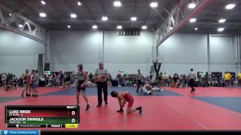 96 lbs Finals (2 Team) - Luke Riker, CT Elite vs Jackson Swingle, Team 922