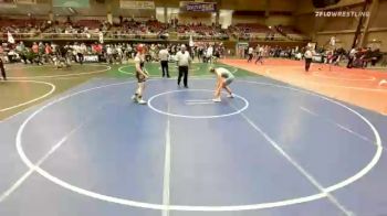 132 lbs Quarterfinal - Hunter Vincent, Western Colorado WC vs Anthony Longoria, Pueblo Bullies