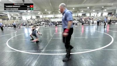 85 lbs Cons. Round 2 - Kamden Brawley, Nashville Catholic Wrestling vs Jack Goodman, Minion Training Center