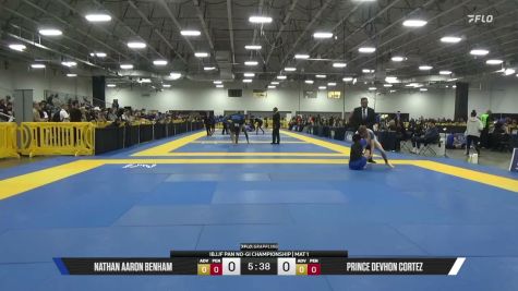 Prince Devhon Cortez vs Nathan Aaron Benham 2026 Pan IBJJF Jiu-Jitsu No-Gi Championship