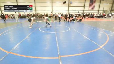 126 lbs Consi Of 16 #2 - Jack Kaler, NH vs Cahota LaFond, VT