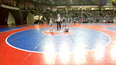 64 lbs Consi Of 8 #2 - Michael Wilson, Guerrilla Wrestling Academy vs Ike Lowery, Dragons Junior Wrestling Club