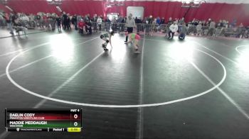 108 lbs Round 3 - Daelin Cody, Princeton Wrestling Club vs Maddie Meddaugh, Wisconsin