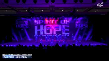Twisters - Mini Storm [2026 L1.1 Mini - PREP Day 1] 2026 Spirit of Hope Grand Nationals