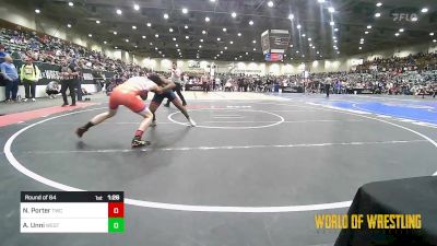 145 lbs Round Of 64 - Noah Porter, Tracy Wrestling Club vs Arjun Unni, Westview