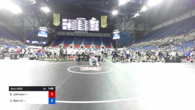 160 lbs Cons 8 #2 - Riley Johnson, Nebraska vs Carl J Betz III, New Jersey