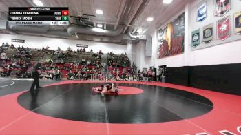 105 lbs 7th Place Match - Emily Moen, Thornton vs Luanna Cordova, Pomona