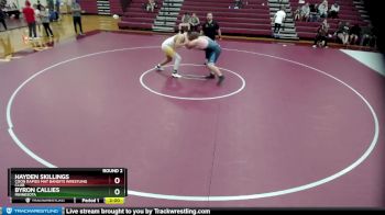 285 lbs Round 2 - Hayden Skillings, Coon Rapids Mat Bandits Wrestling Club vs Byron Callies, Minnesota