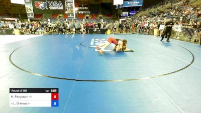 170 lbs Round Of 128 - Haven Ferguson, MT vs Lori Grimes, OH