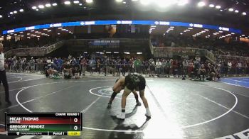 2A 132 lbs Champ. Round 1 - Micah Thomas, Oakleaf vs Gregory Mendez, Mater Academy