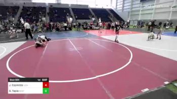 55 lbs Quarterfinal - Jesse Espinoza, Legacy Wrestling Center vs Andres Tapia, Westside Roughriders