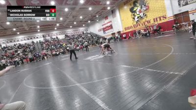 132 lbs Champ. Round 3 - Nicholas Sorrow, Hudson vs Landon Rusnak, Perry