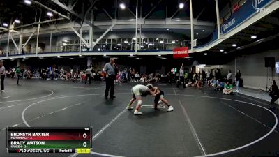 96 lbs Round 1 (8 Team) - Brady Watson, Kraken vs Bronsyn Baxter, MD Maniacs