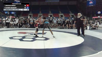 120 lbs Cons. Sub-semis - Lincoln Swick, Wisconsin vs Xavier Seabury, New York