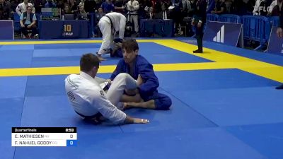 ESPEN MATHIESEN vs FAUSTO NAHUEL GODOY 2023 European Jiu-Jitsu IBJJF Championship