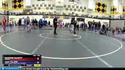 102 lbs Cons. Round 3 - Kashmir Hackett, Indiana vs Liam Tilland, Contenders Wrestling Academy