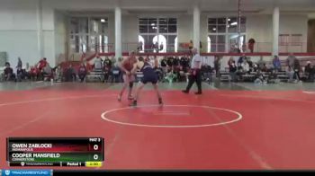 157 lbs Cons. Round 4 - Owen Zablocki, Indianapolis vs Cooper Mansfield, Cornerstone