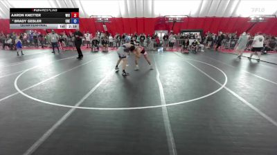 144 lbs Quarterfinal - Aaron Knetter, Weigh In Club vs Brady Gesler, Chetek-Weyerhaeuser