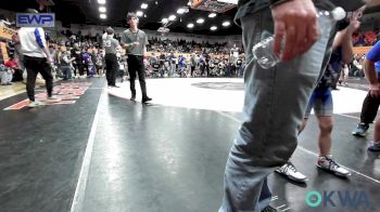 60 lbs Consi Of 16 #2 - Liam Matherly, Bridge Creek Youth Wrestling vs Riggs Smith, Hinton Takedown Club