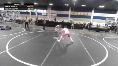 126 lbs Consi Of 16 #1 - Saxon Bristol, Flow Academy HI vs Yeshua Chavira, Paw