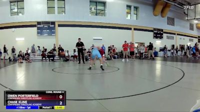 138 lbs Cons. Round 4 - Owen Porterfield, Contenders Wrestling Academy vs Chase Kline, Contenders Wrestling Academy