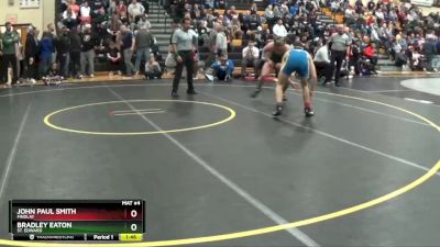 150 lbs Quarterfinal - Bradley Eaton, St. Edward vs John Paul Smith, Findlay