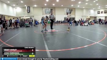 110 lbs Cons. Round 3 - Grady Haisley, Madison-Grant Wrestling Club vs Aydin Mardanzai, Franklin Central Wrestling Club