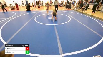 43 lbs Round Of 16 - Oliver Moten, Claremore Wrestling Club vs Hendrix Gates, Vian Wrestling Club