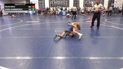76-82 lbs Quarterfinal - Selah Zeoli, Greensburg Salem vs Karra Summerfield, Lewis County