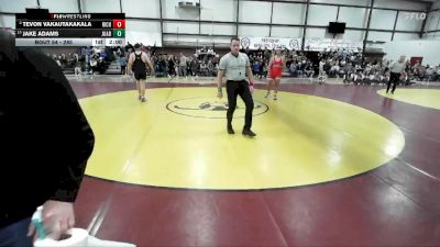 285 lbs Champ. Round 1 - Jake Adams, Juab vs Tevon Vakautakakala, Richfield