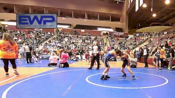90 lbs Quarterfinal - Tritt Stearns, Panther Youth Wrestling-CPR vs Sebastian Mondragon, Mighty Bluebirds Wrestling