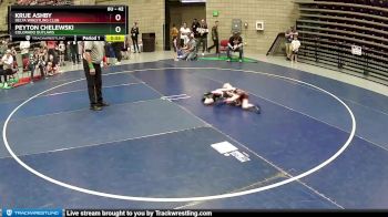 42 lbs Semifinal - Peyton Chelewski, Colorado Outlaws vs Krue Ashby, Delta Wrestling Club