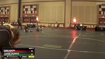 150 lbs Finals (8 Team) - Carter Chlebove, Mat Assassins vs Duke Martin, Revival Blue