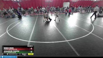 52-53 lbs Round 3 - Bodhi Riese, Monroe Wrestling Club vs Emmanuel Martin, B.A.M. Training Center